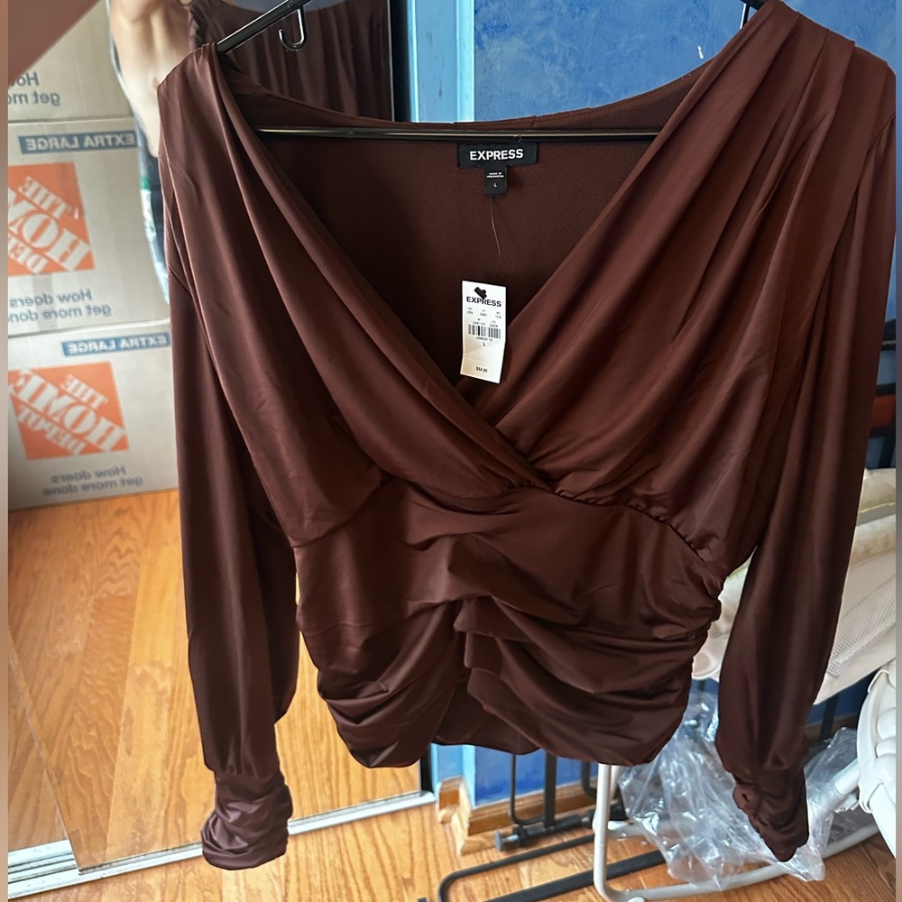 Express silky shirt